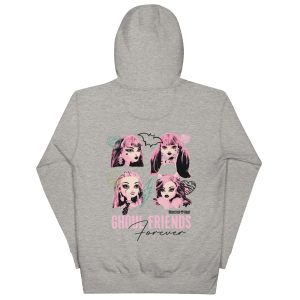 Monster High Ghoul Friends Embroidered Gray Hoodie