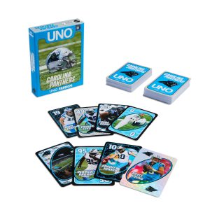 UNO Fandom NFL Carolina Panthers Game Deck