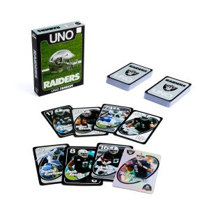 UNO Fandom NFL Las Vegas Raiders Game Deck