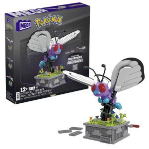 Pokémon Motion Butterfree with Motion Brick Building Set by MEGA