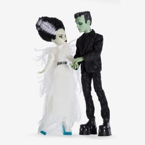 Frankenstein & Bride of Frankenstein Monster High Skullector Doll Set