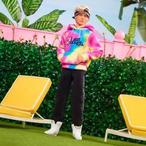 Ken Doll Wearing I Am Kenough Hoodie – Barbie The Movie