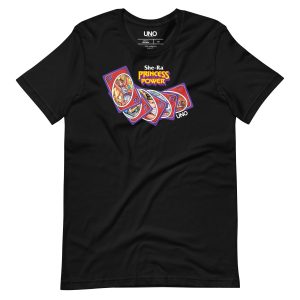 UNO Masters of the Universe She-Ra Princess Power Black T-Shirt